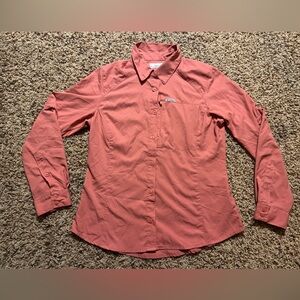 Columbia Silver Ridge Utility long sleeve in coral size medium